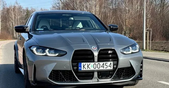 bmw podlaskie BMW M3 cena 417777 przebieg: 22900, rok produkcji 2022 z Katowice